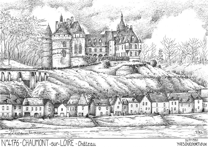 N 41076 - CHAUMONT SUR LOIRE - château